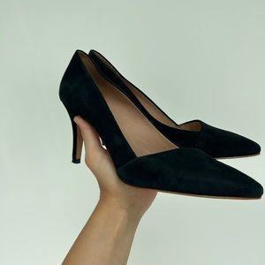 ✨MADEWELL BLACK SUEDE HIGH HEELS SIZE 7 ✨